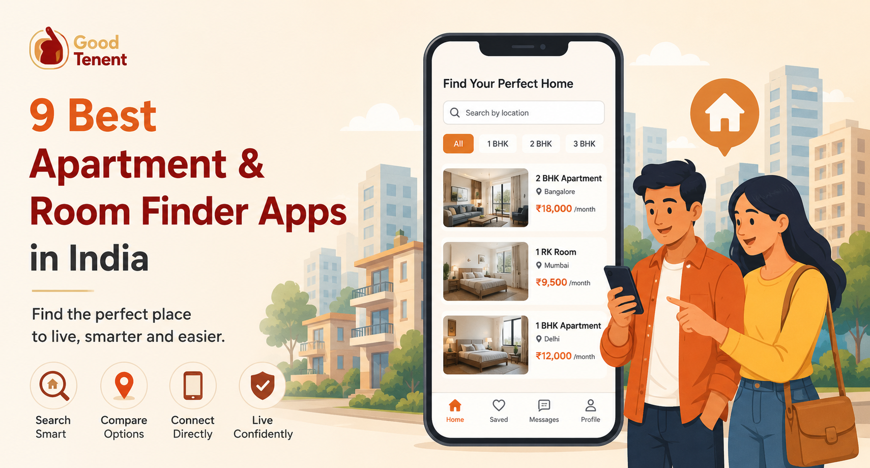 9 Best Apartment & Room Finder Apps in India (2026 Guide)